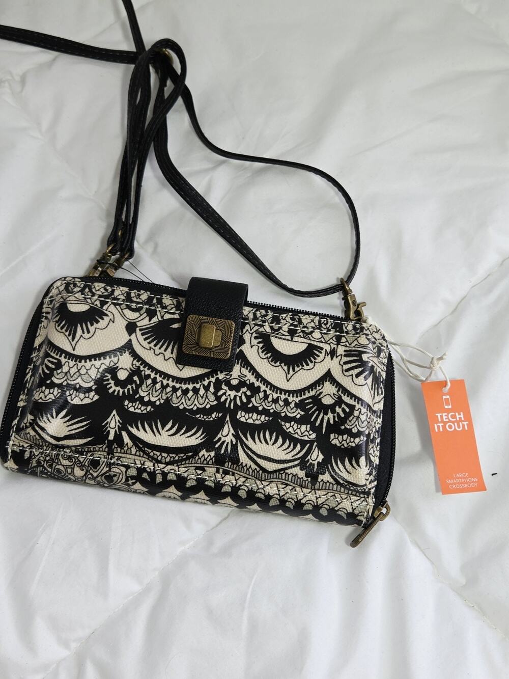 Sakroots Women Boho Floral Doodle Crossbody Wallet New Fairycore Y2K Retro Westr